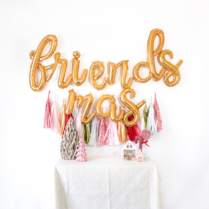 Custom Script Balloon Banner