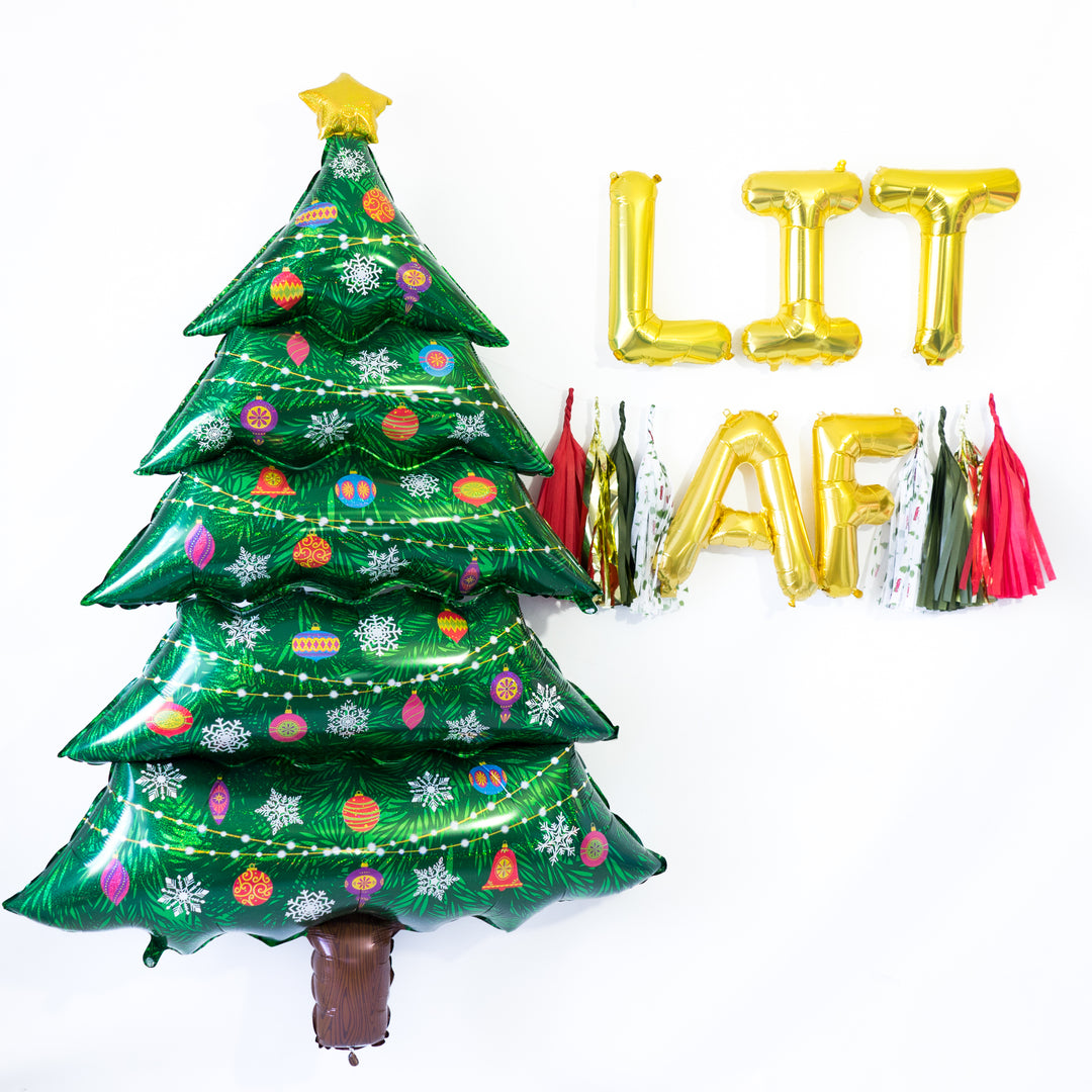 Lit AF Friendsmas Balloon Tassel Party Box