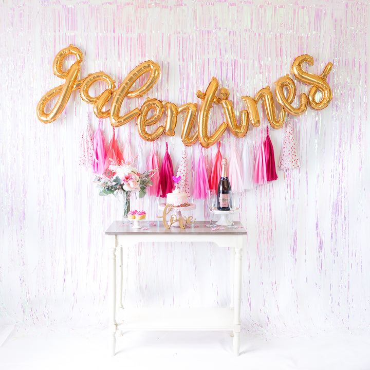 Galentines Script Balloon Banner