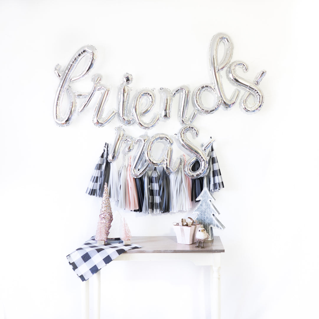 Blush Buffalo Plaid Tassels