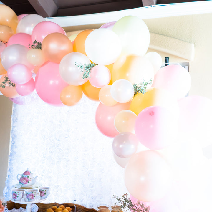 DIY Blush Balloon Garland
