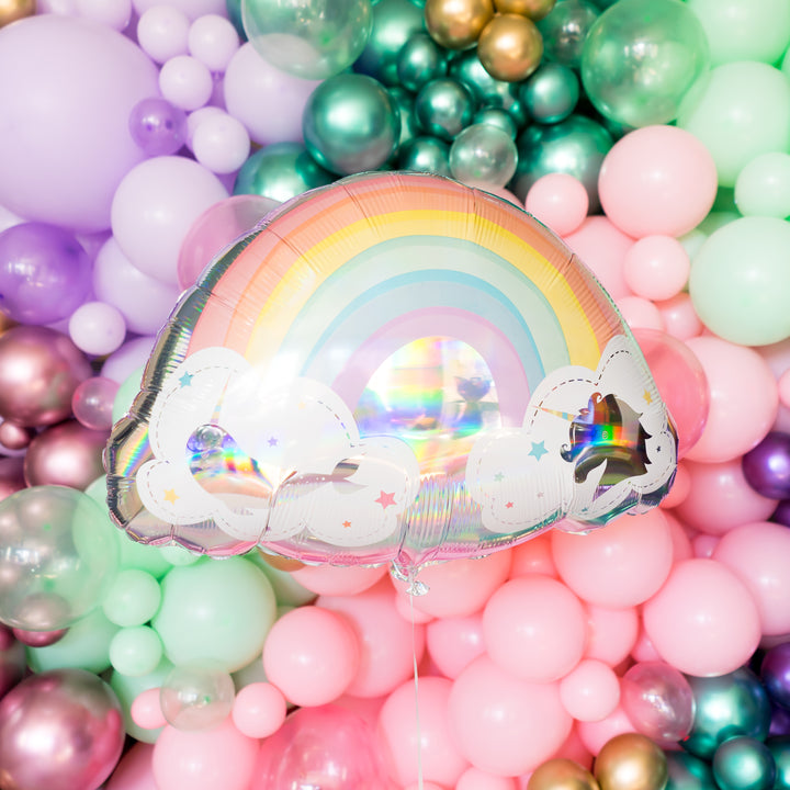 Unicorn Narwhal Rainbow Balloon
