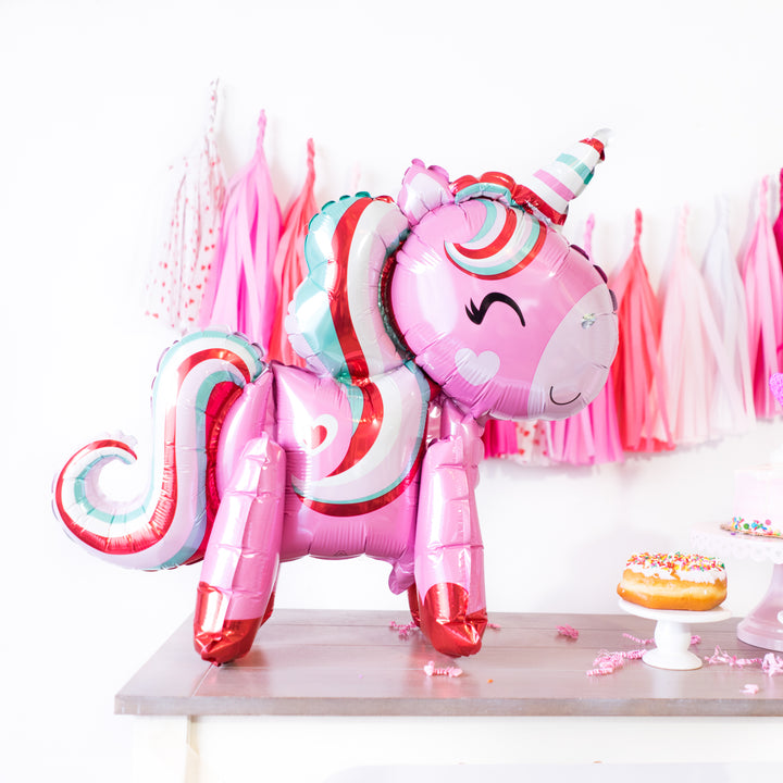 Valentine Unicorn Balloon
