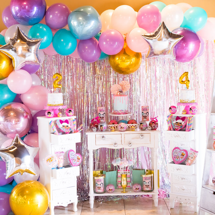 DIY Unicorn Star Balloon Garland