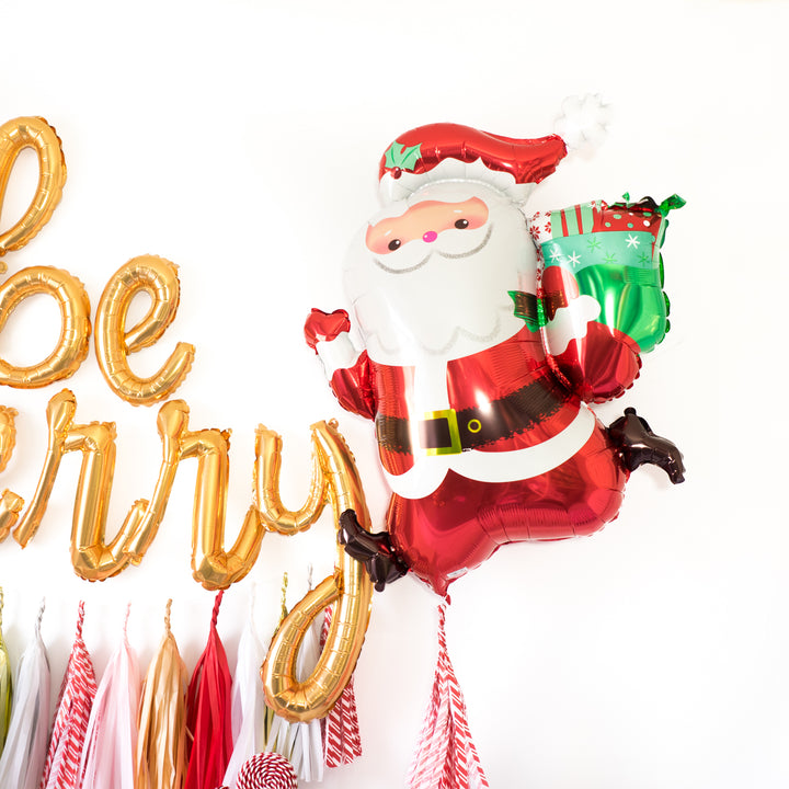 Christmas Be Merry Balloon Tassel Party Box