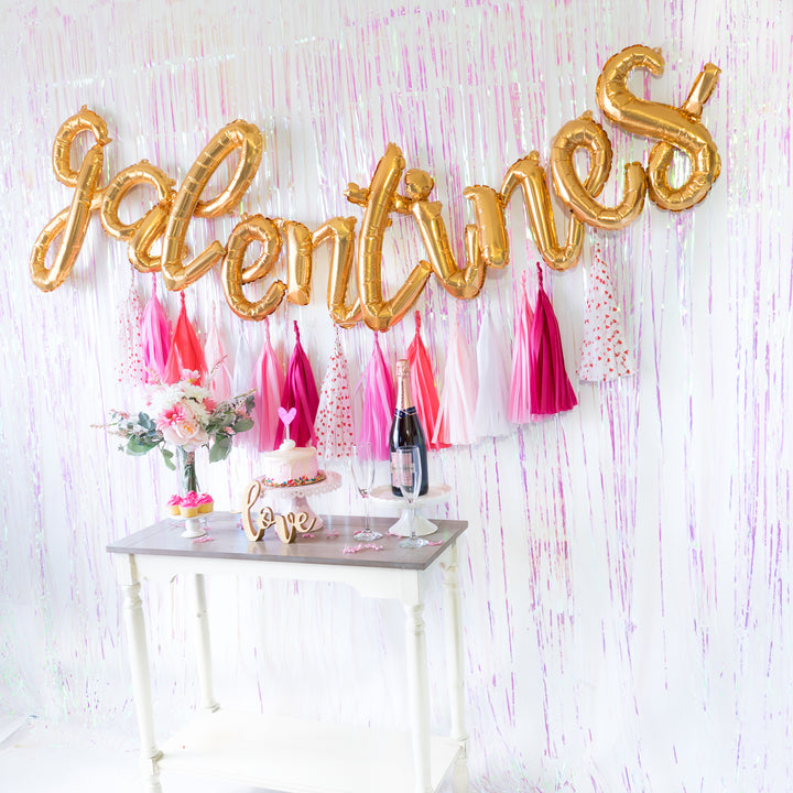 Galentines Script Balloon Banner