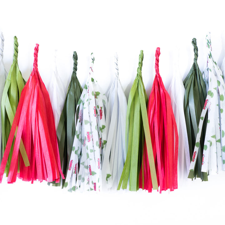 Red Truck Christmas Tree Tassels