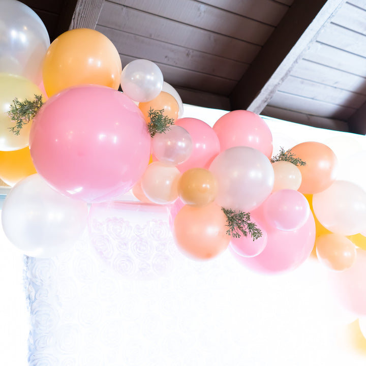 DIY Blush Balloon Garland