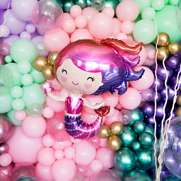 Pink Mermaid Balloon