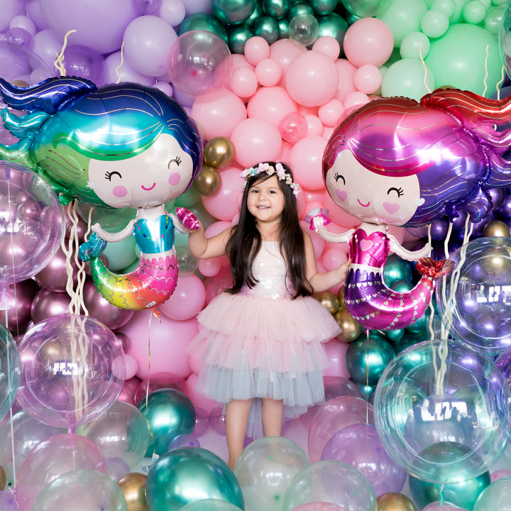Pink Mermaid Balloon