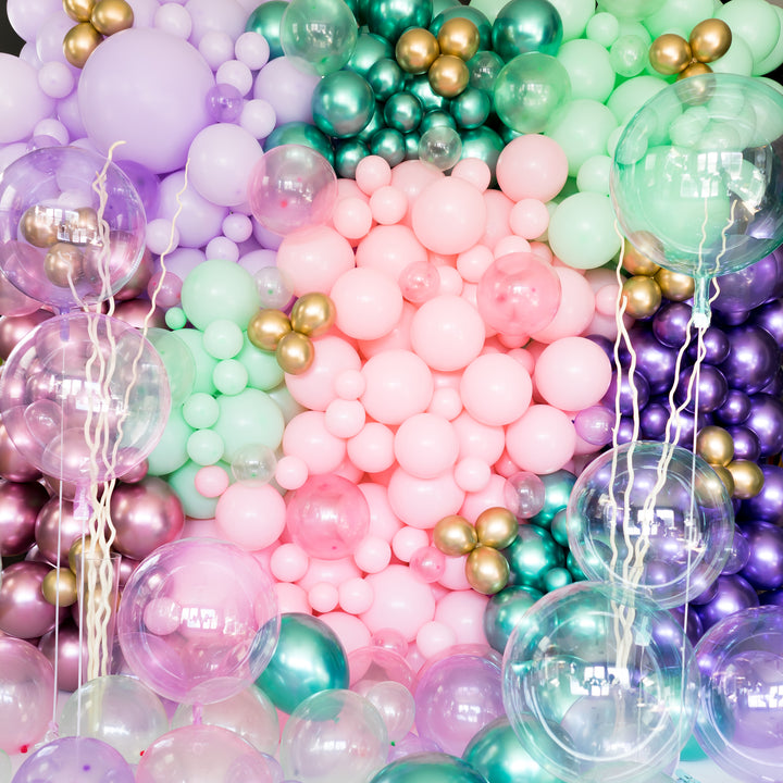 Mermaid & Unicorn Clear Balloons