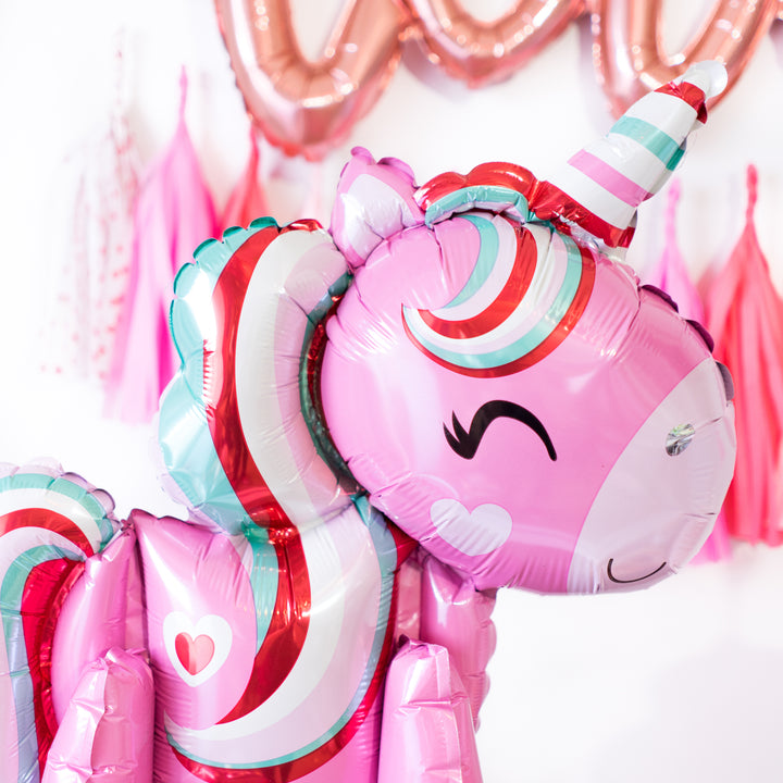 Valentine Unicorn Balloon
