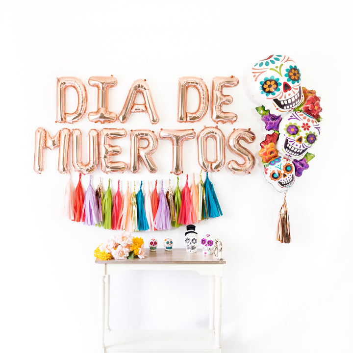 Dia de los Muertos Sugar Skull Balloon