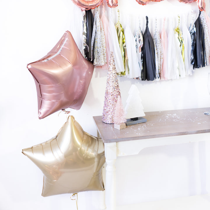 Blush NYE Tassel Balloon Party Box