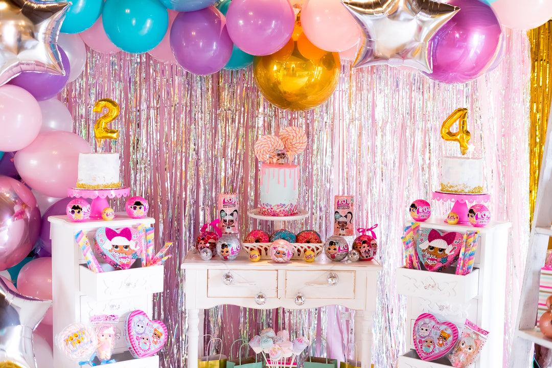 DIY Unicorn Star Balloon Garland