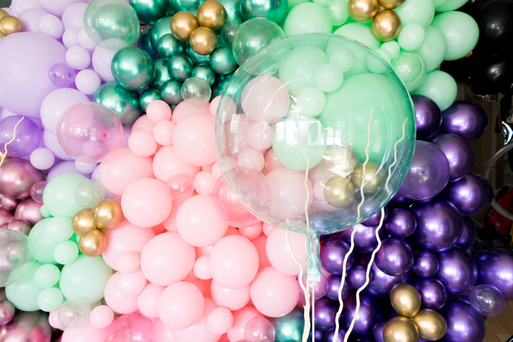 Mermaid & Unicorn Clear Balloons