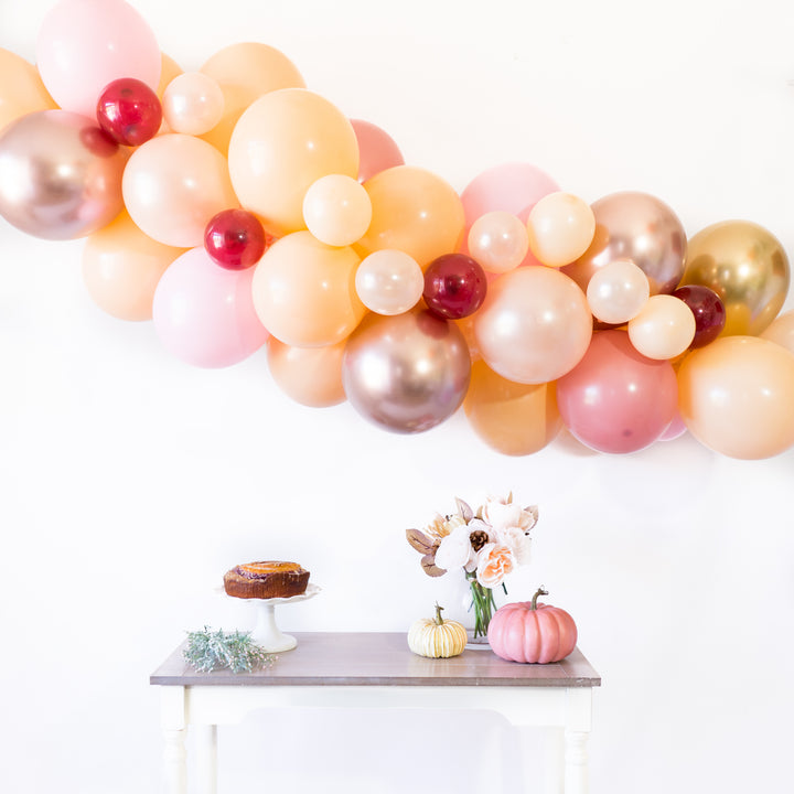 Fall Leaf Balloon Tassel Party Box