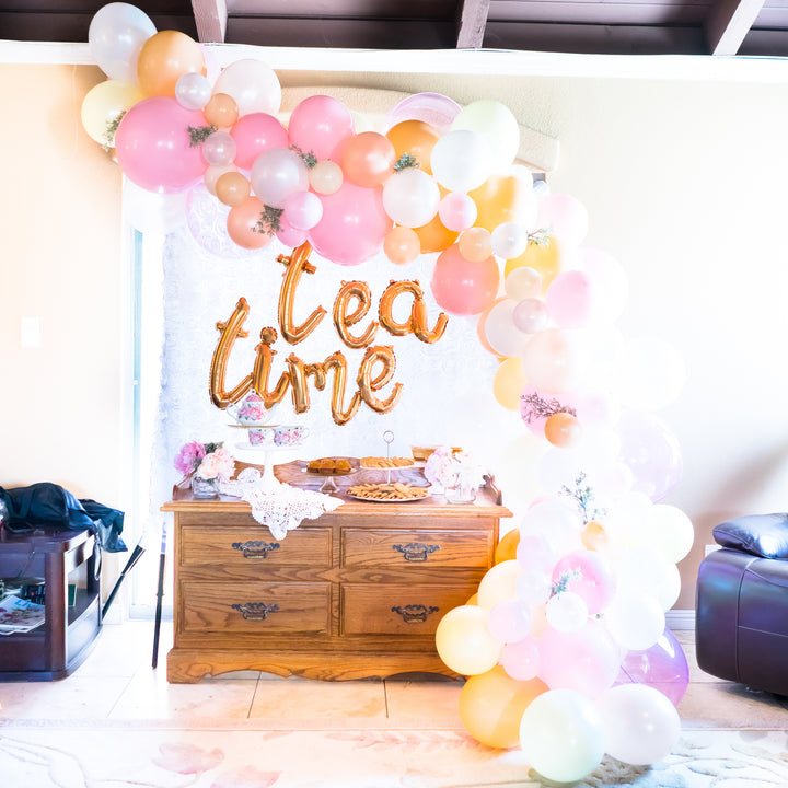 DIY Blush Balloon Garland