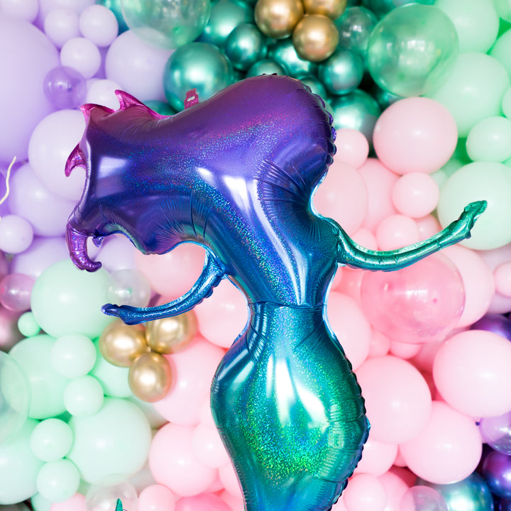 Mermaid Holographic Balloon