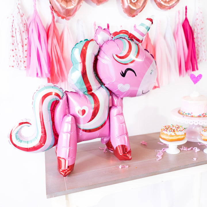 Valentine Unicorn Balloon