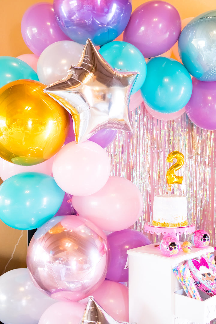 DIY Unicorn Star Balloon Garland
