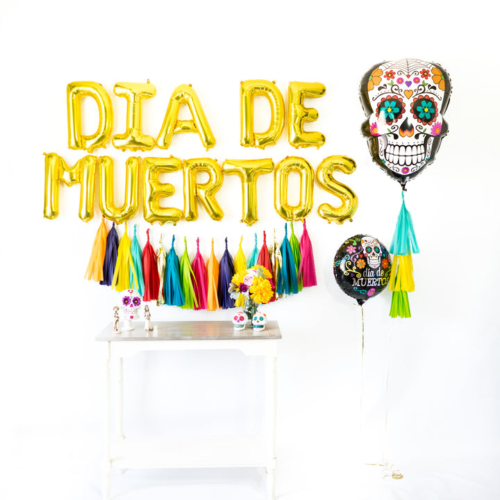 Dia de los Muertos Sugar Skull Balloon