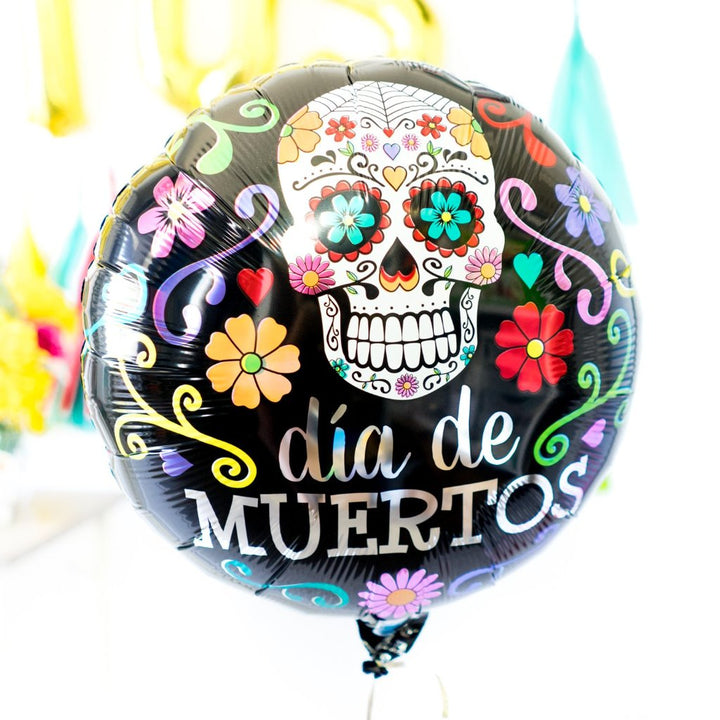 Dia de los Muertos Sugar Skull Balloon