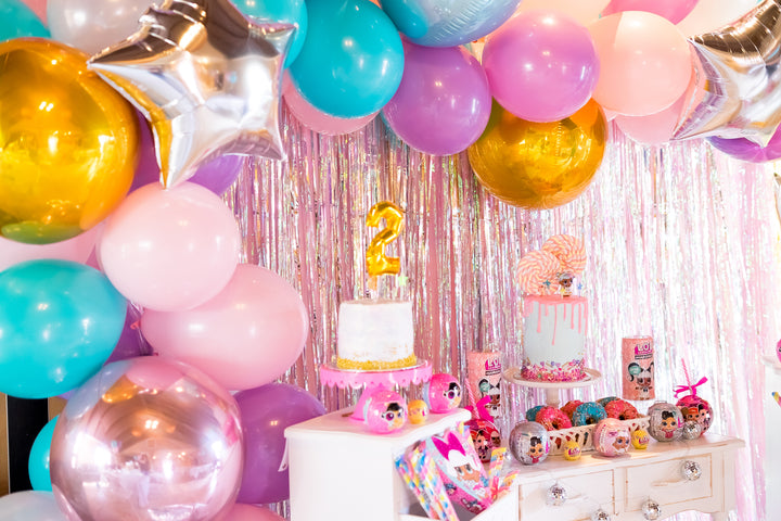 DIY Unicorn Star Balloon Garland