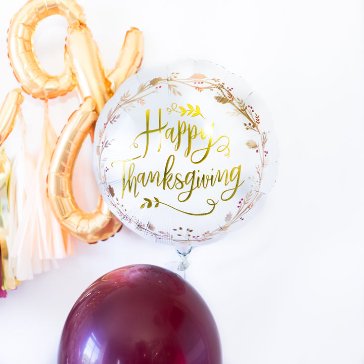 Script Friendsgiving Balloon Tassel Party Box