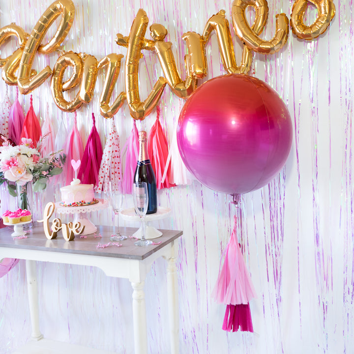 Valentine Ombre Balloon