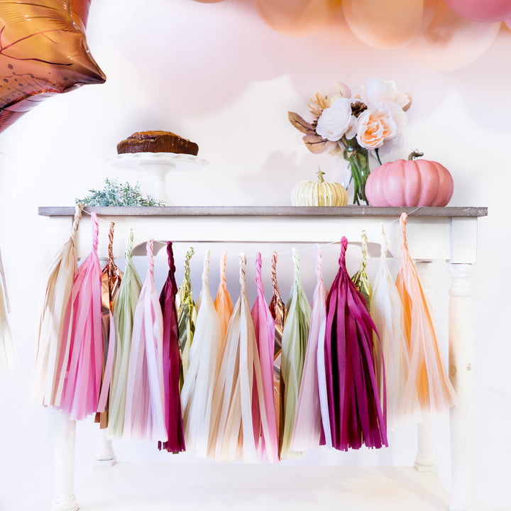 Fall Leaf Balloon Tassel Party Box