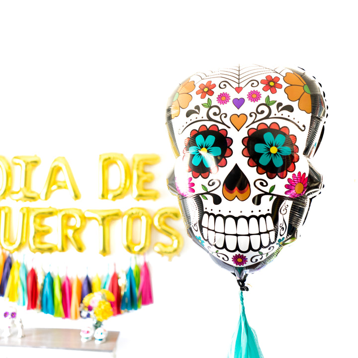 Dia de Muertos Fiesta Balloon Tassel Party Box