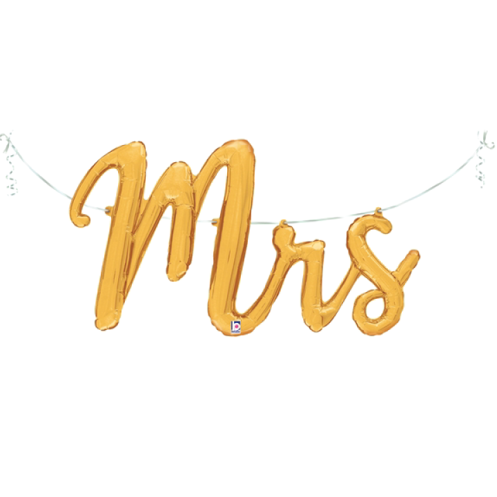 Mrs Balloon Banner