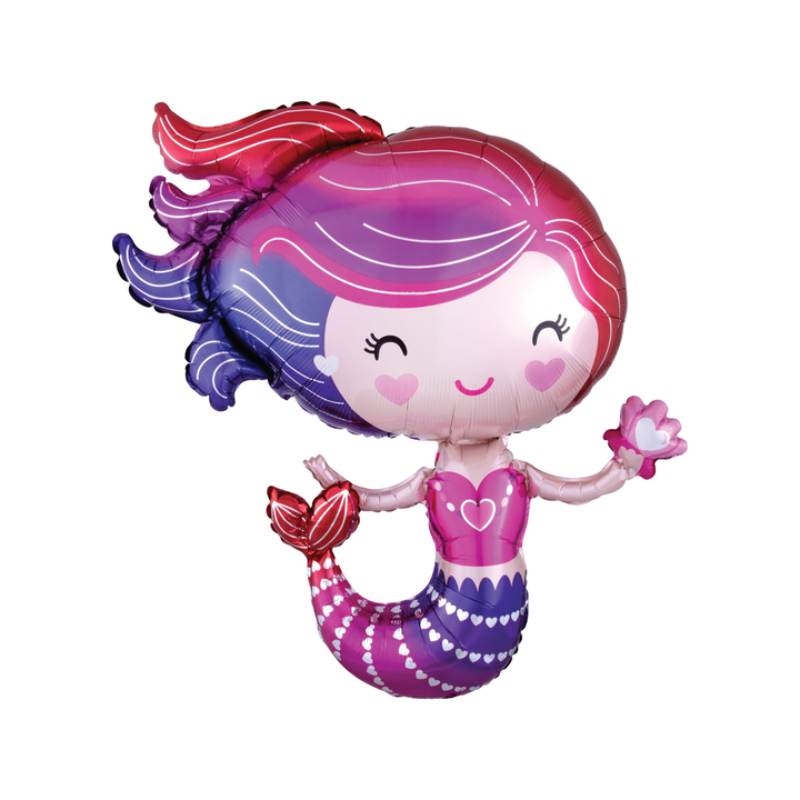 Pink Mermaid Balloon