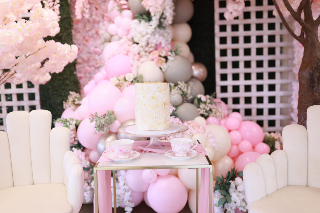 Side + Cake Tables