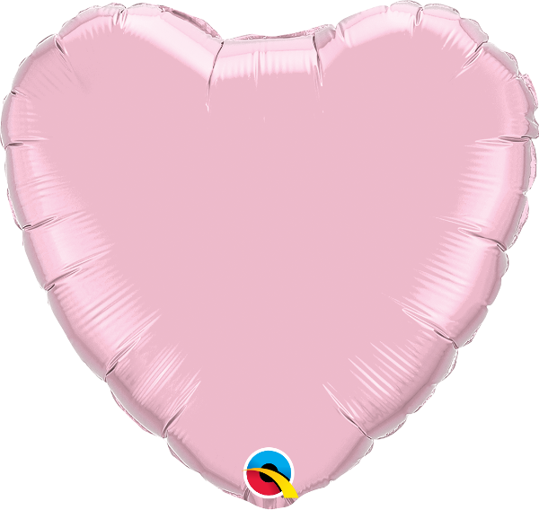 Pearl Pink Heart Balloon | 18"