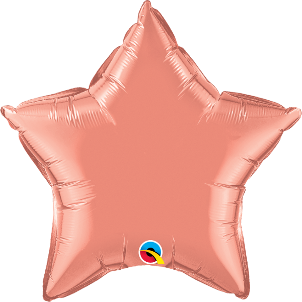 Coral Star Balloon | 18"