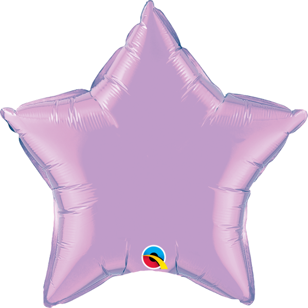 Pearl Lavender Star Balloon | 18"