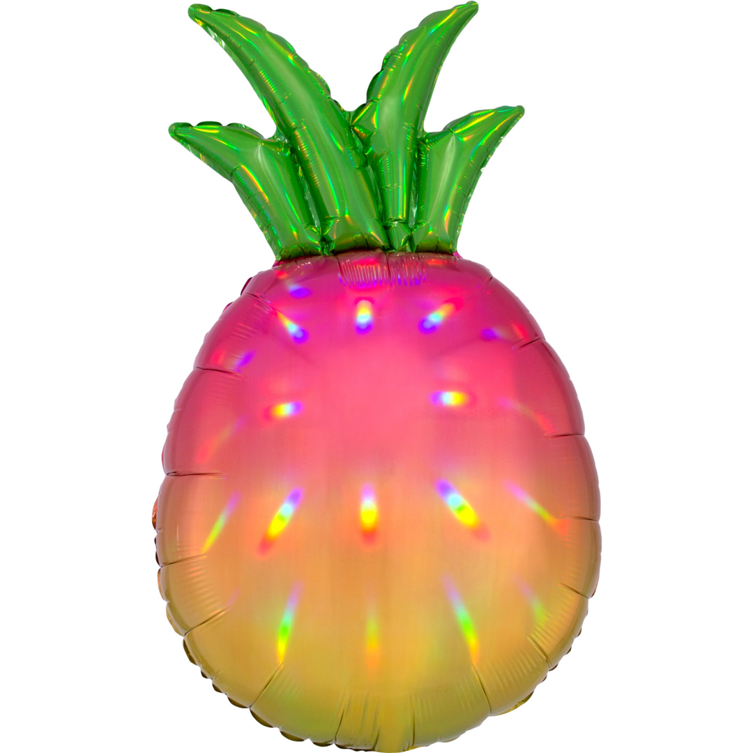 Iridescent Pineapple Holographic Balloon