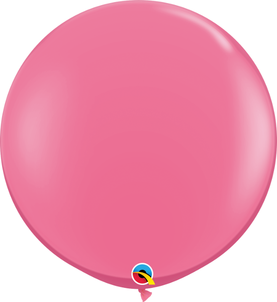 Giant Pink Balloon w/ Paper Tassels