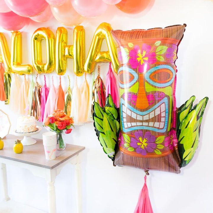 Luau Aloha Tiki Balloon Tassel Party Box
