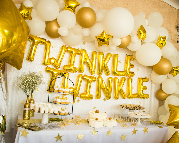 DIY Twinkle Twinkle Balloon Garland