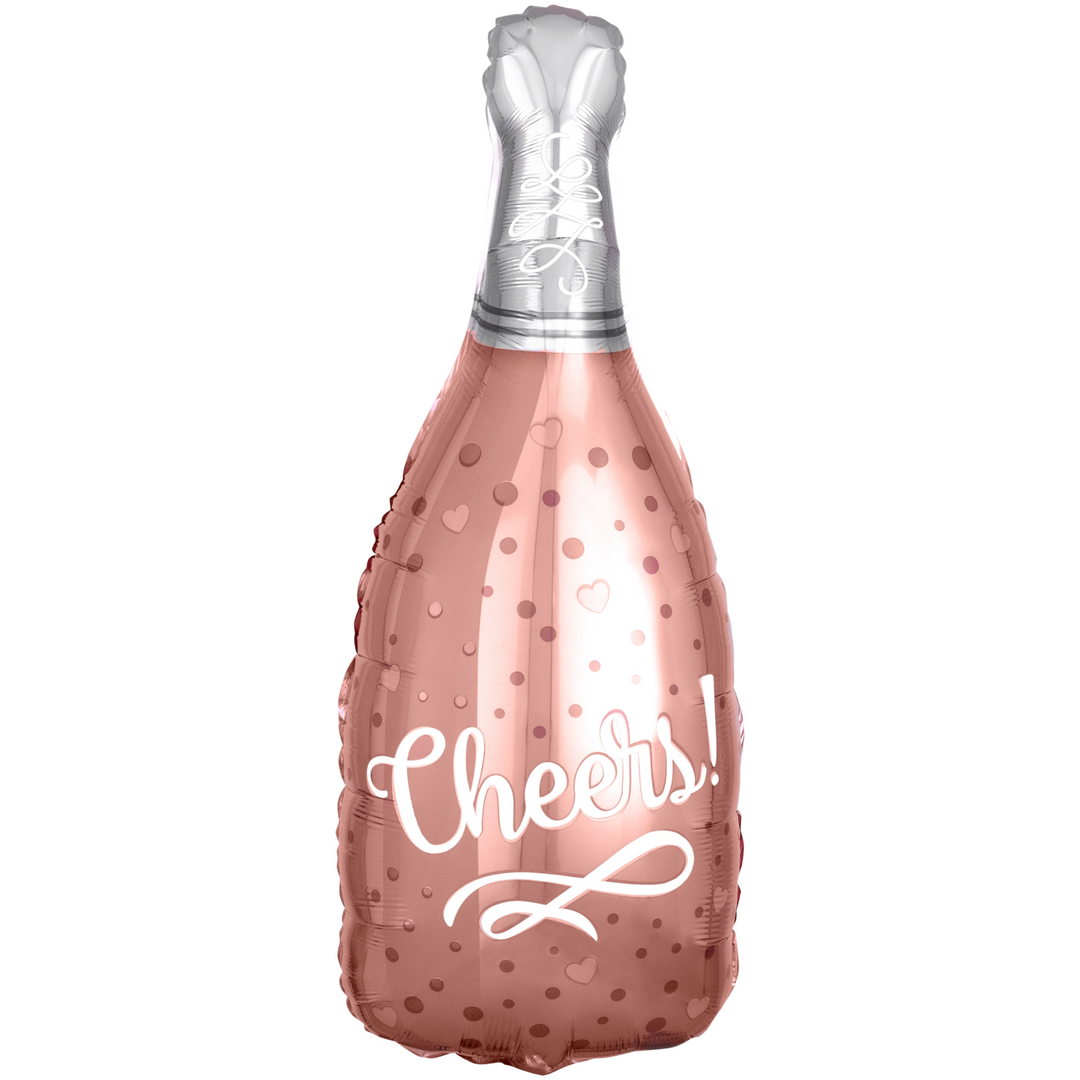 Cheers Rosé Pink Champagne Balloon
