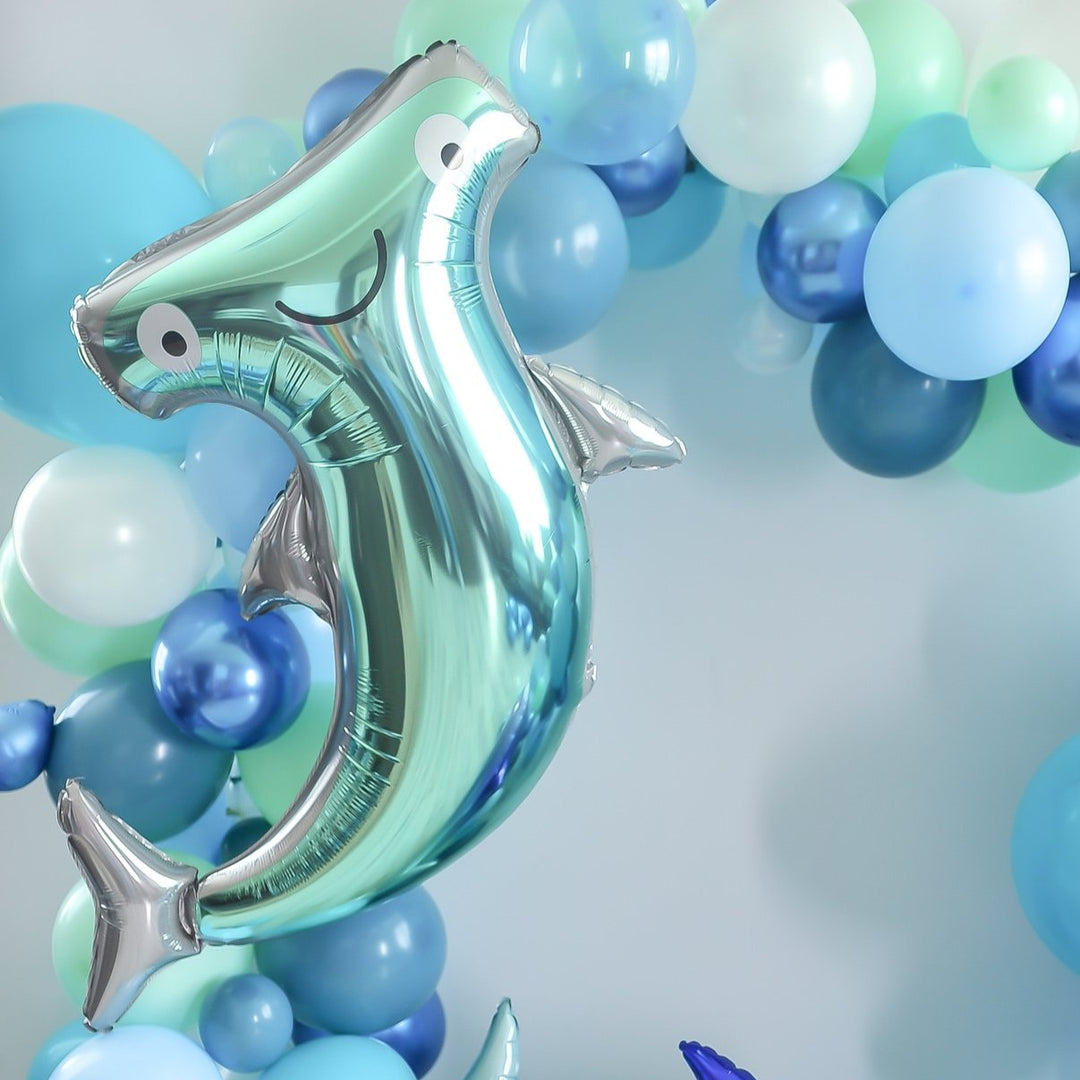 Hammerhead Shark Balloon  Shark Birthday Party Decorations, Shark Decor,  Under the sea – Soiree Love