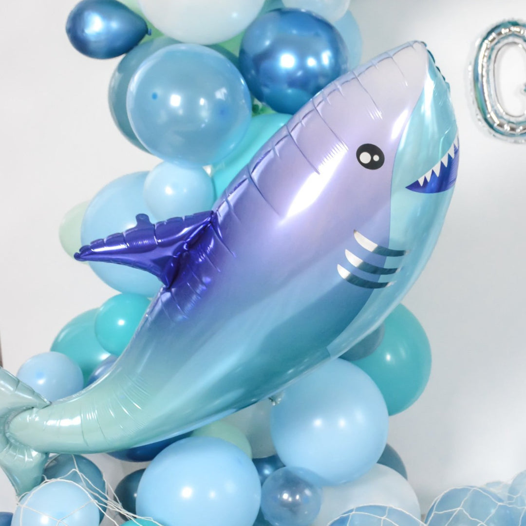 Ahoy Pirate Birthday Shark Balloon