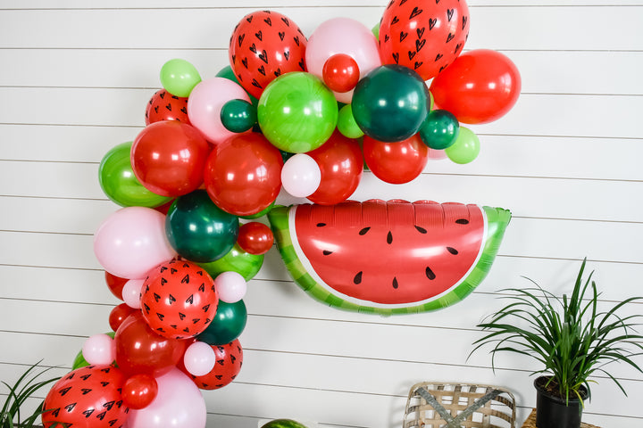 DIY Watermelon Balloon Garland (Red)
