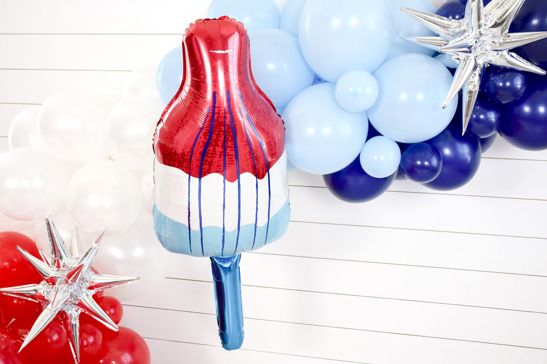 Red White Blue Popsicle Balloon