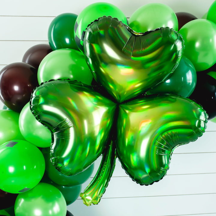 St. Patricks Day Green Shamrock Foil Balloon