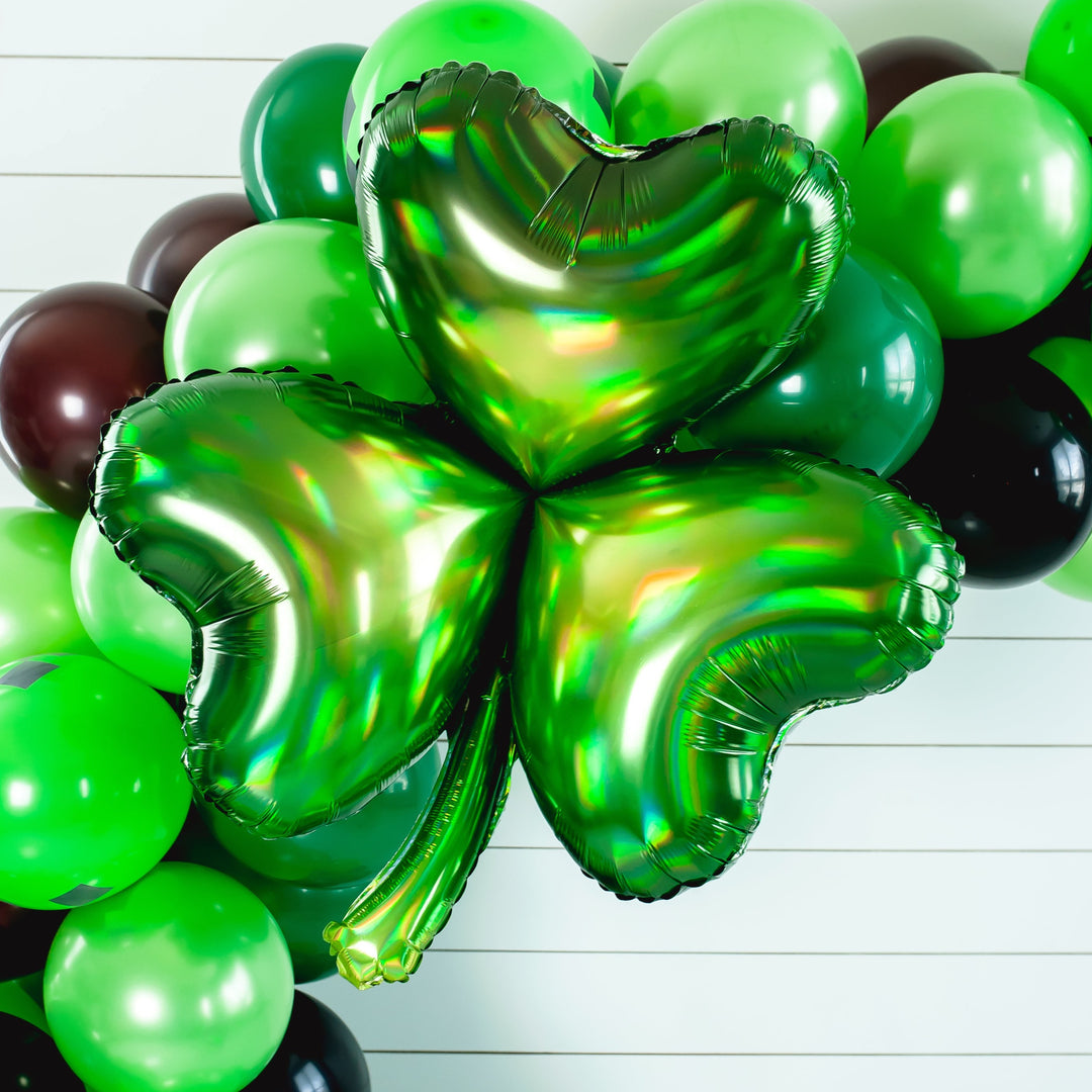 St. Patricks Day Green Shamrock Foil Balloon