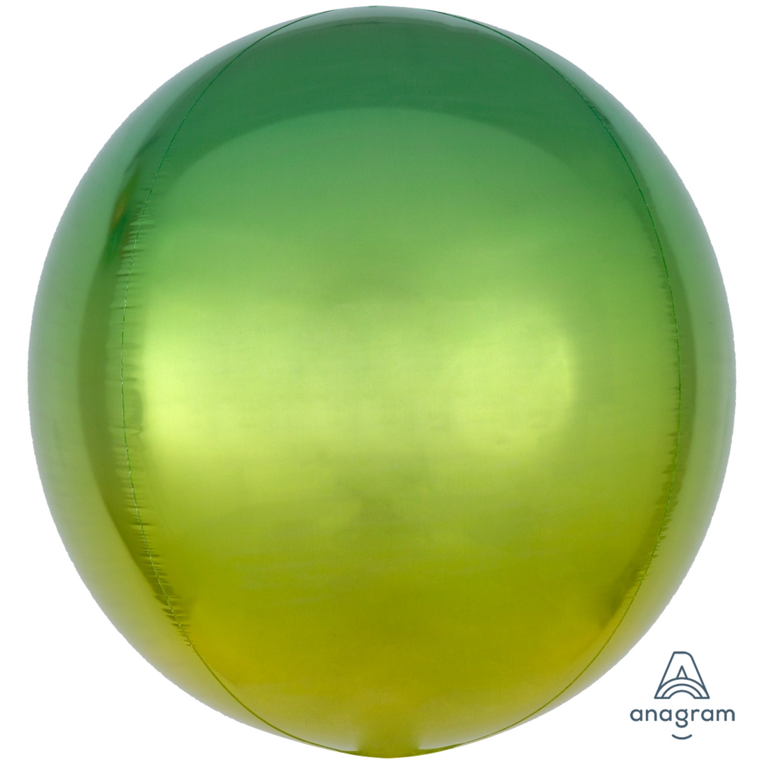 Yellow & Green Ombré Orbz® Balloon